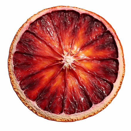 blood orange cocktail garnish