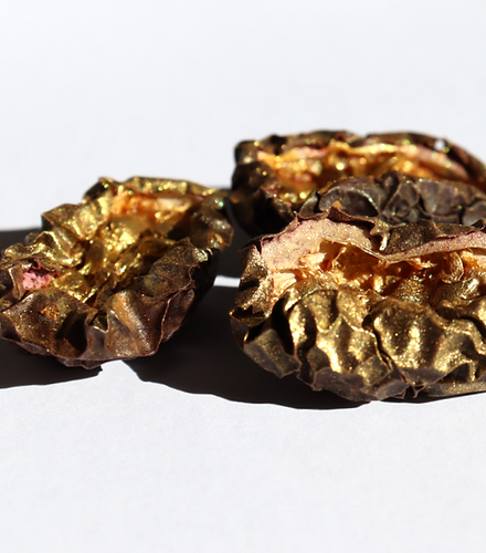 Glittery Passionfruit Garnish