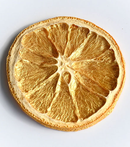 24K Gold Orange Cocktail Garnish