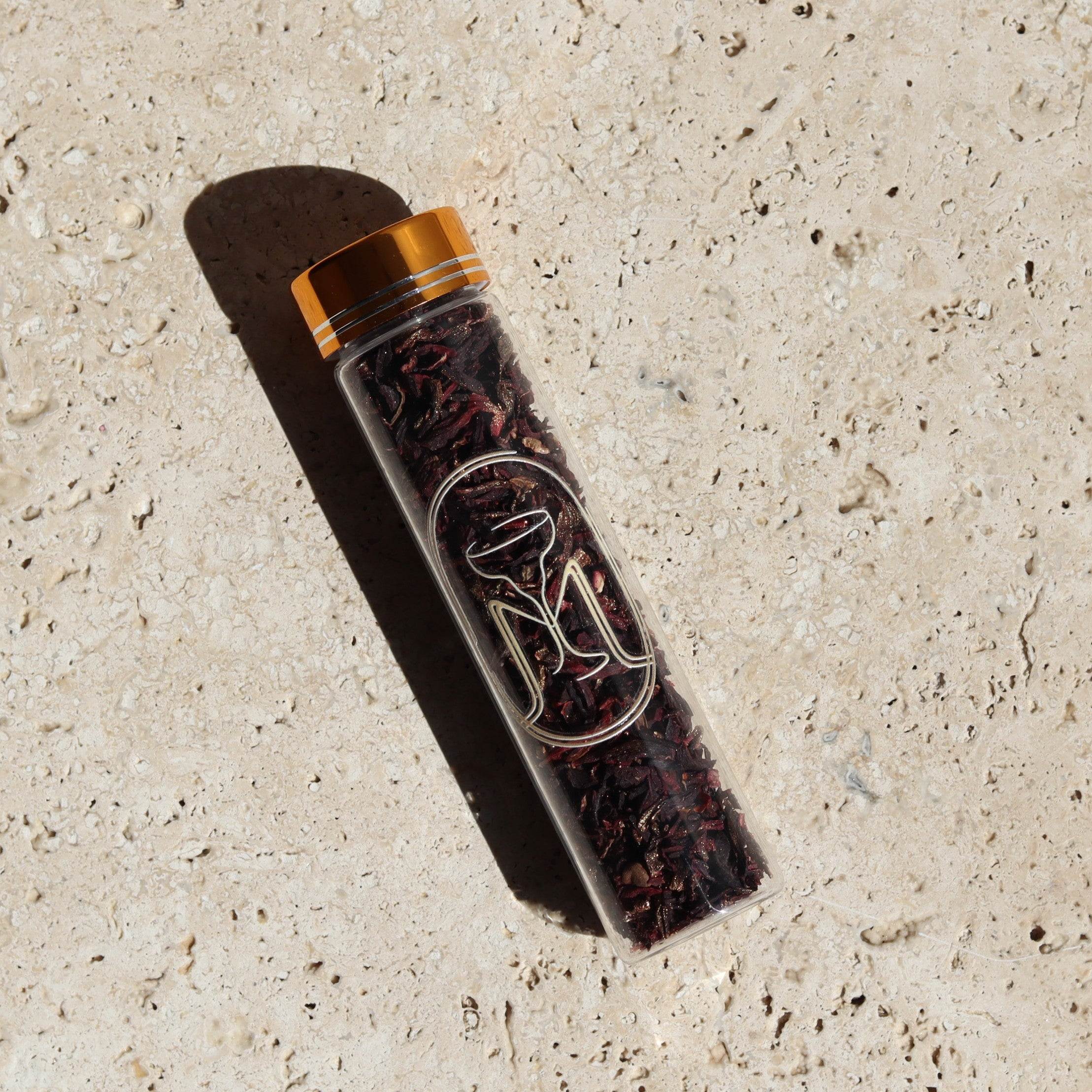 24K Gold Hibiscus Cocktail Garnish