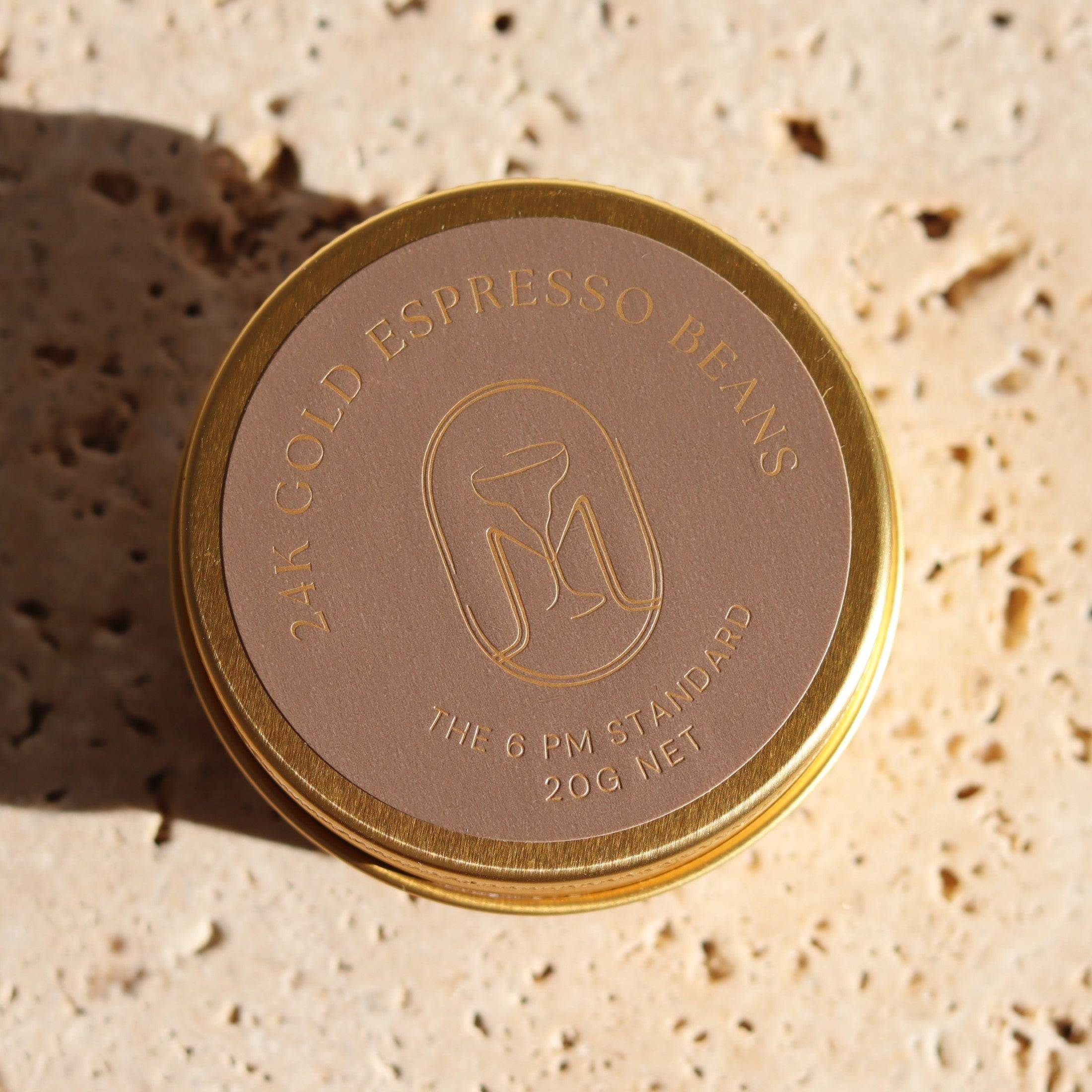 24K Gold Espresso Beans