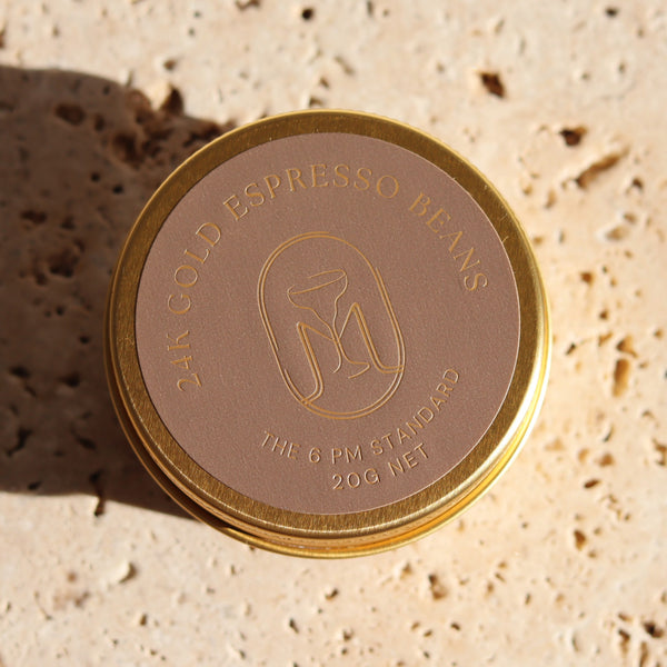 24K Gold Espresso Beans