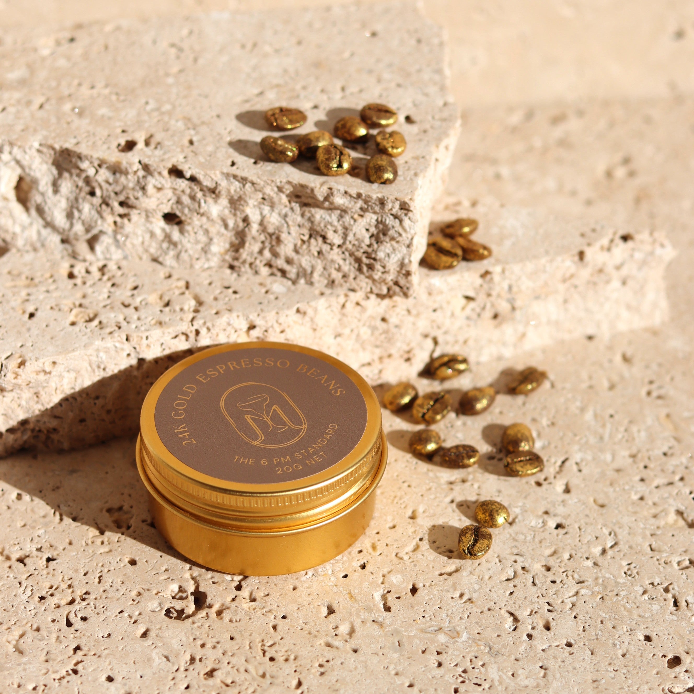 24K Gold Espresso Beans