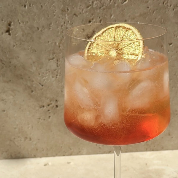 24K Gold Orange Cocktail Garnish